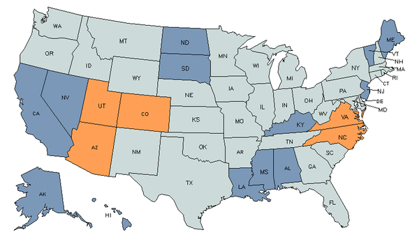 Mapa del estado para Especialistas en Capacitación y Desarrollo