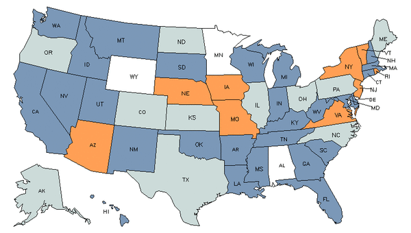 Mapa del estado para Examinadores Financieros