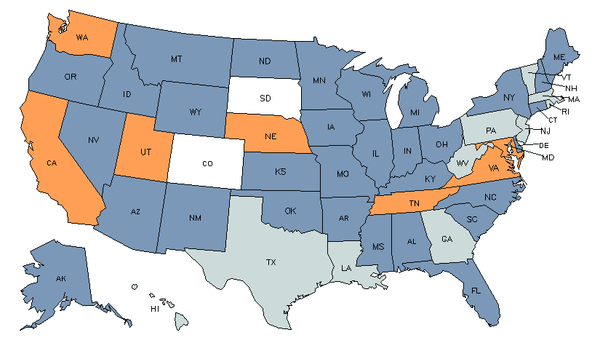 Mapa del estado para Especialistas en Administración de Documentos