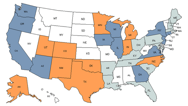 Mapa del estado para Tecnólogos y Técnicos de Calibración