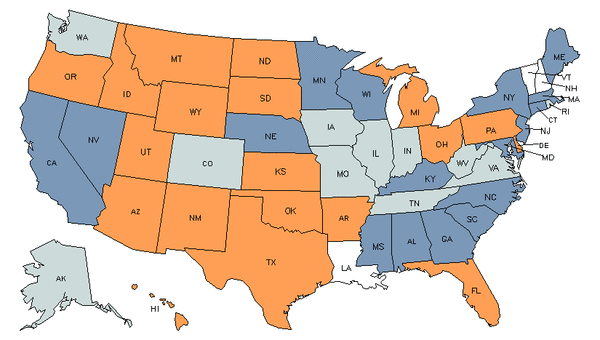 Mapa del estado para Examinadores, Analistas de Títulos y Gestores de Búsqueda de Títulos