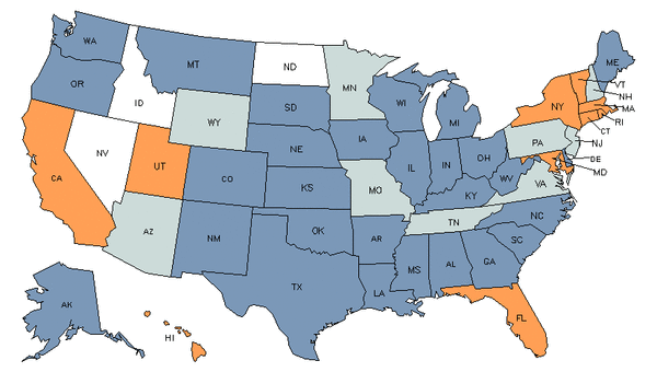Mapa del estado para Psiquiatras