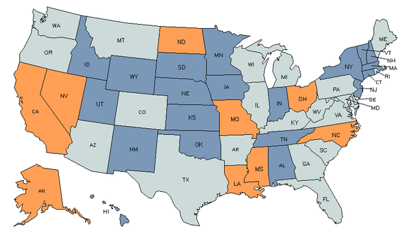 Mapa del estado para Representantes de Pacientes