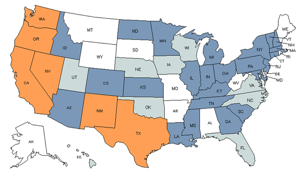 Mapa del estado para Demostradores y Promotores de Producto