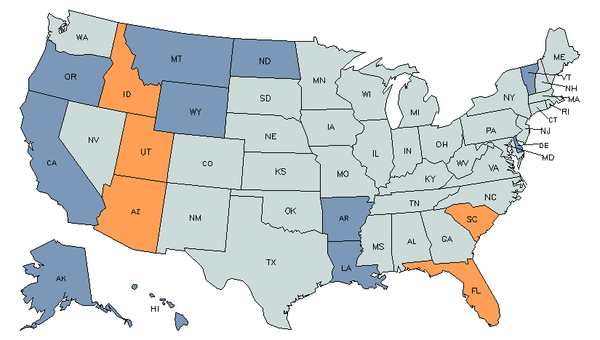 Mapa del estado para Representantes del Servicio al Cliente