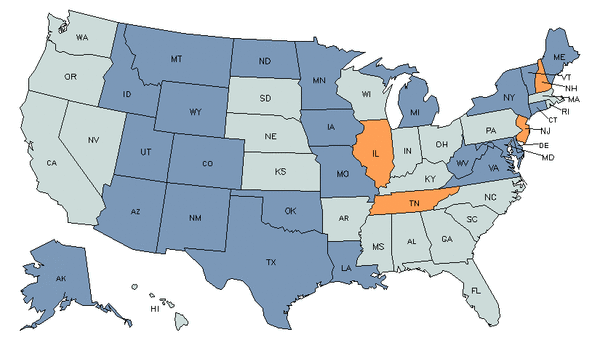 Mapa del estado para Empacadores y Embaladores Manuales